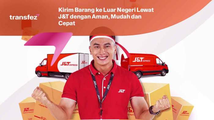 Cara kirim barang ke luar negeri lewat j&t