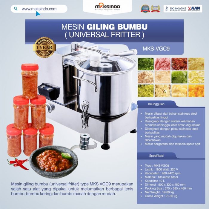 Cara membuat mesin penggiling bumbu