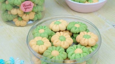 Cara membuat kue kering bunga matahari