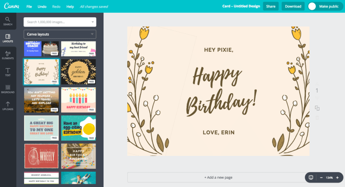 Cara membuat desain kartu ucapan di word