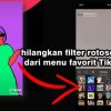 Cara Mudah Hilangkan Filter Rotoscope TikTok