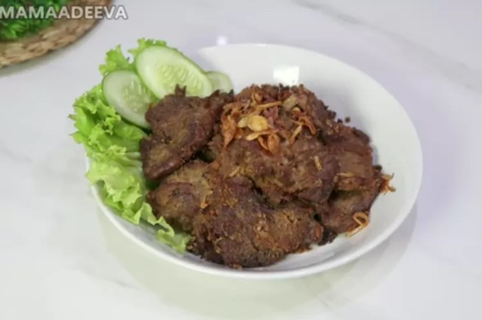 Cara bikin daging gepuk yg enak
