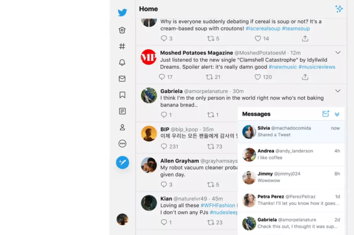 Cara ngedm di twitter