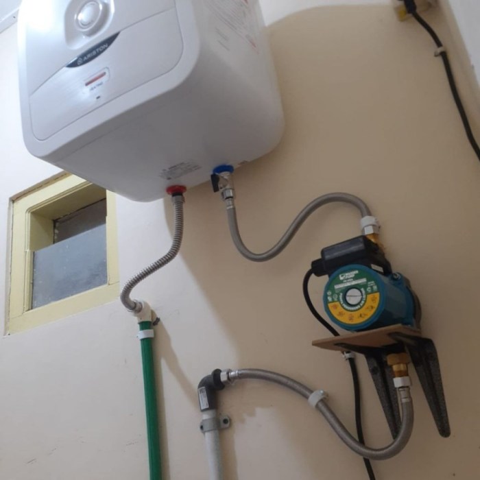 Cara memasang water heater listrik merk ariston