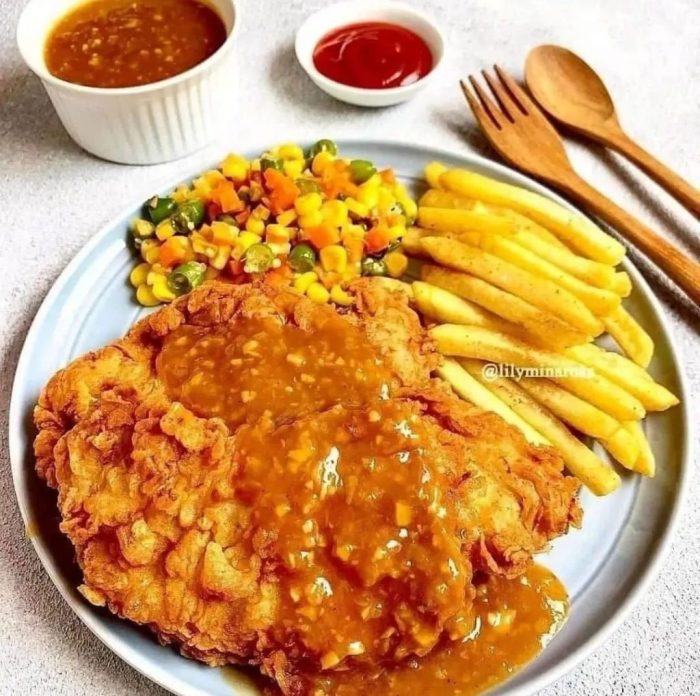 Cara membuat chicken steak ayam