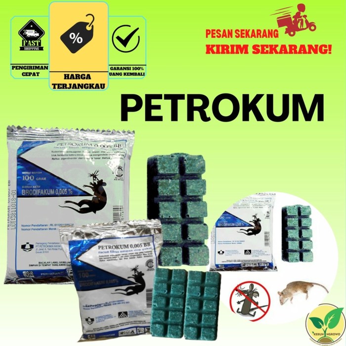 Cara kerja racun tikus petrokum