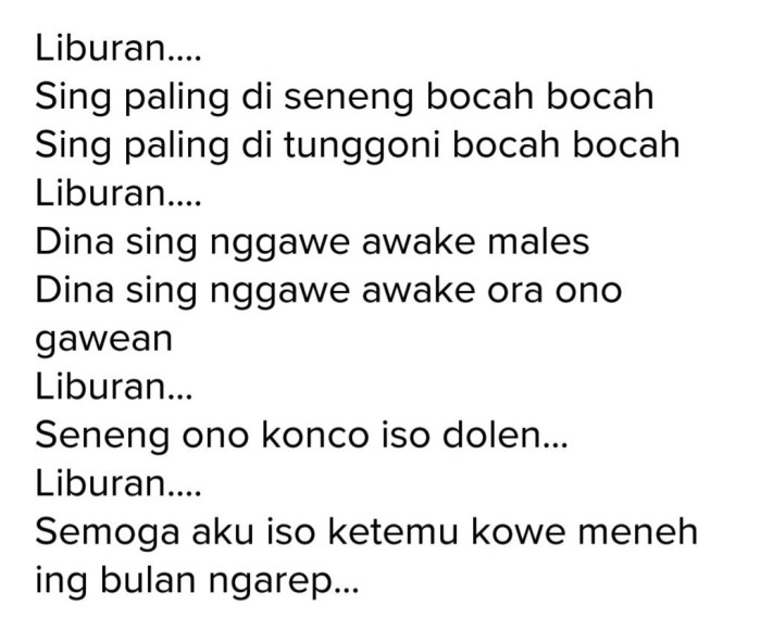 Geguritan bahasa jawa tema pendidikan