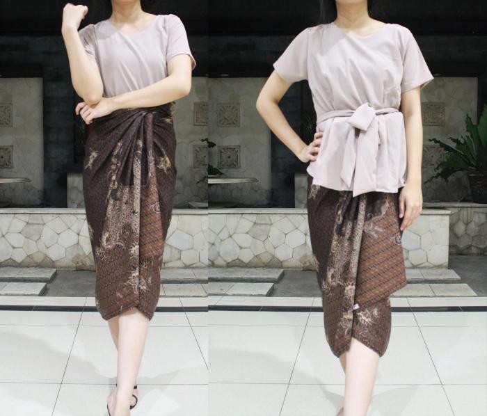Cara membuat pola rok span batik