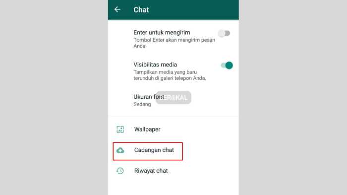 Cara buka blokir dari whatsapp