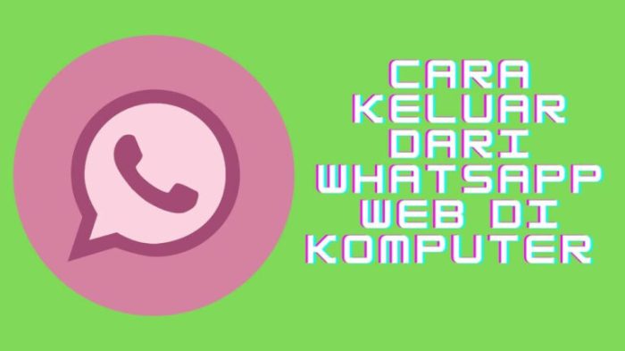 Cara membuka kembali whatsapp web