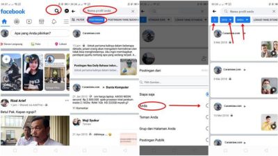 Cara mencari orang lewat foto di facebook
