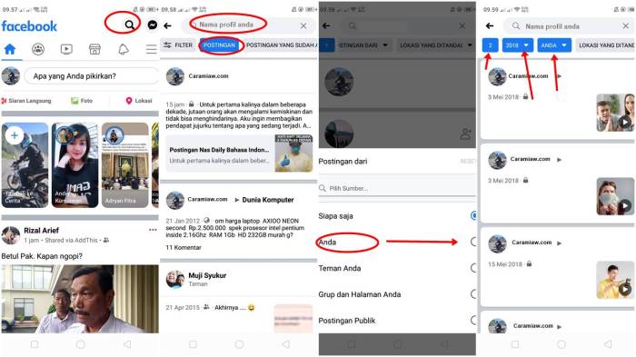 Cara mencari orang lewat foto di facebook