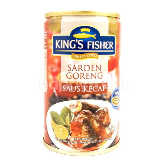 Cara memasak sarden king's fisher