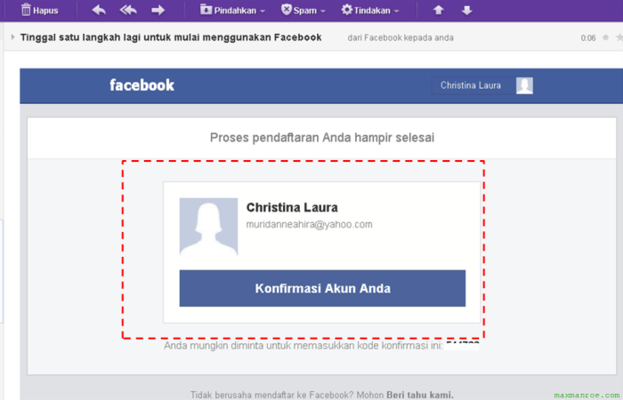 Cara membuat akun kenangan fb