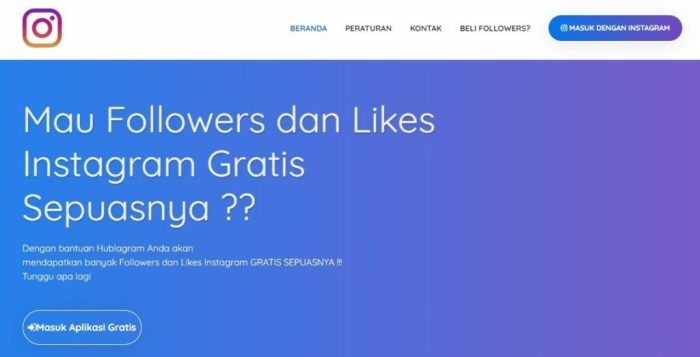 Cara menambah followers di ig