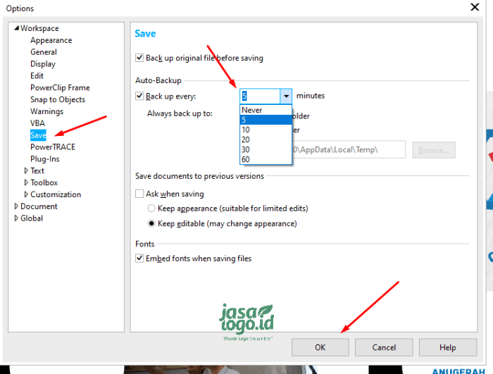 Cara membuka file ai di corel