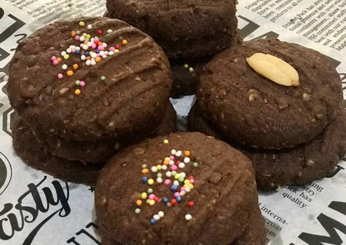 Cara membuat choco almond