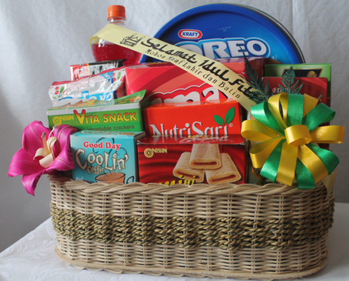 Cara membuat parcel lebaran simple