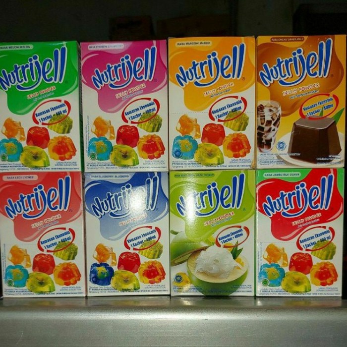 Cara membuat nutrijell biasa