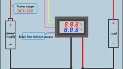 Cara pasang ampere meter digital