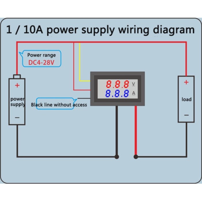 Cara pasang ampere meter digital