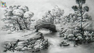 Cara arsir gambar dengan pensil