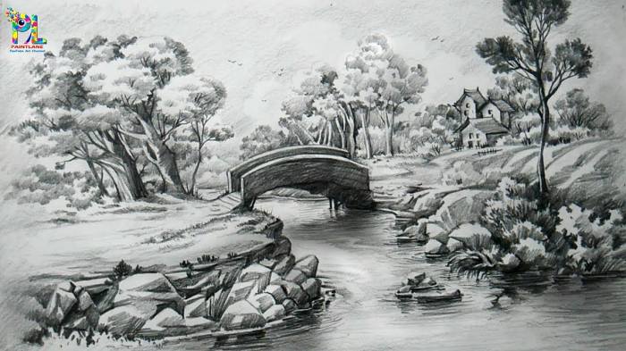 Cara arsir gambar dengan pensil