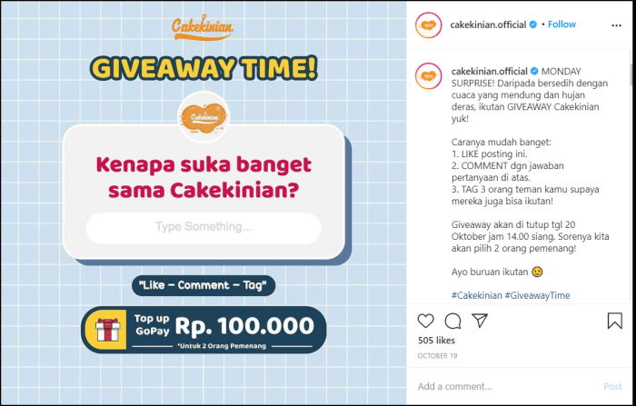 Cara membuat giveaway yang menarik