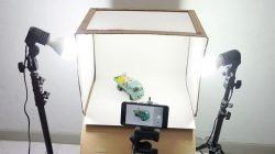 Cara foto produk dengan mini studio
