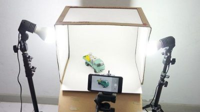 Cara foto produk dengan mini studio