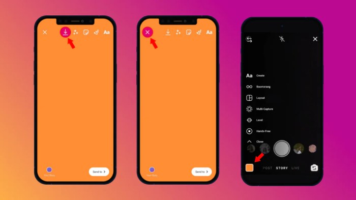 Cara mengubah latar belakang story instagram