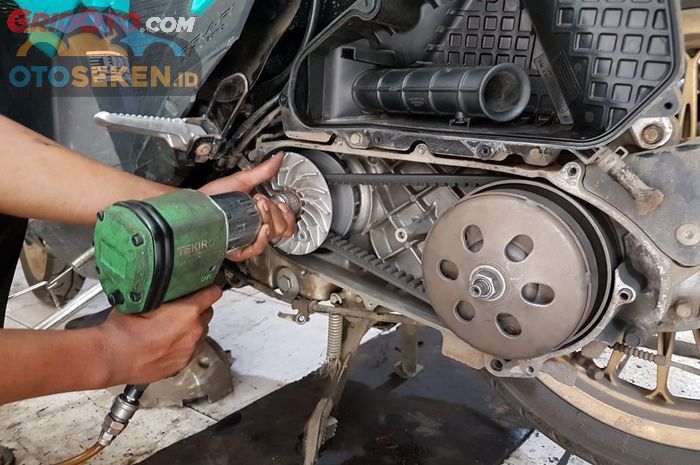 Cara membuat tarikan motor vario 125 enteng