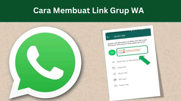 Cara buat link untuk grup whatsapp