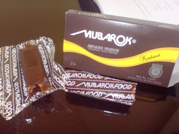 Jenang kudus mubarok khas dodol sejak dikenal
