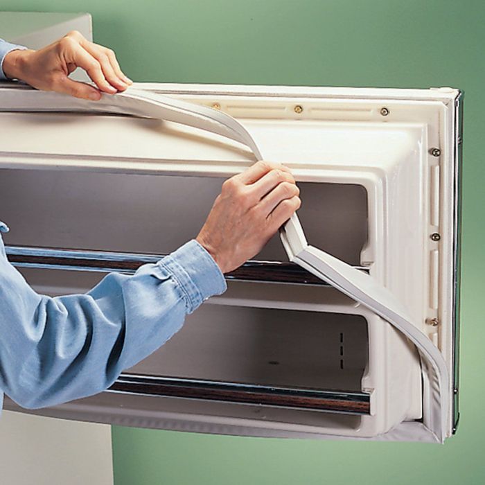 Cara ganti magnet pintu kulkas