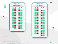 Cara Mudah Ubah Tempat Duduk Kereta Api Online
