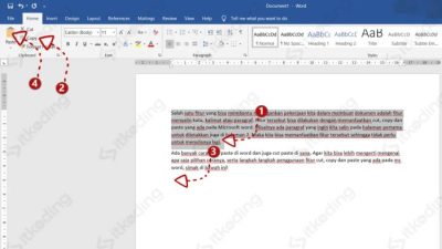 Cara cek copy paste di word