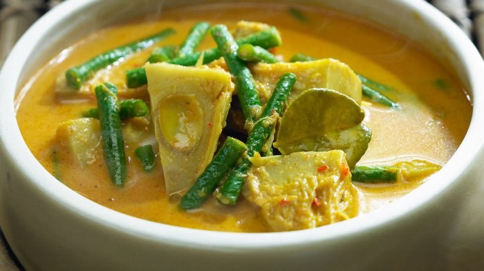 Terong panjang sayur lodeh kacang