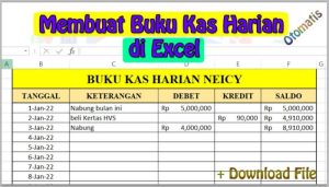 Cara Membuat Buku Kas Kecil Di Excel Panduan Langkah Demi Langkah