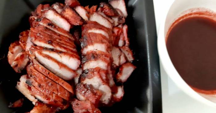 Cara membuat char siew babi