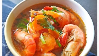 Cara masak sup udang enak