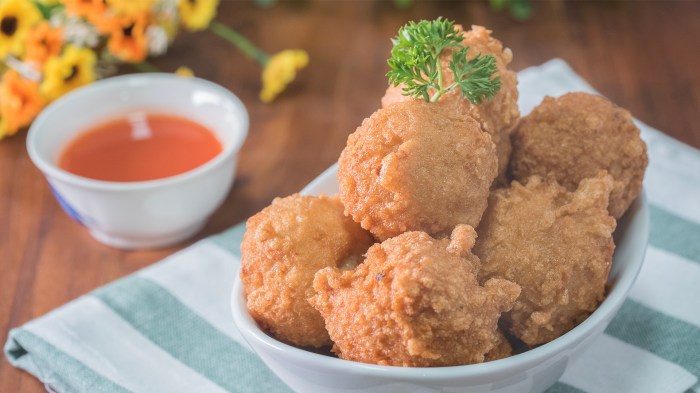 Cara membuat bakso ayam goreng renyah