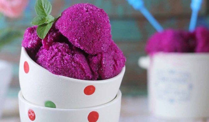 Cara membuat es buah naga dan alpukat
