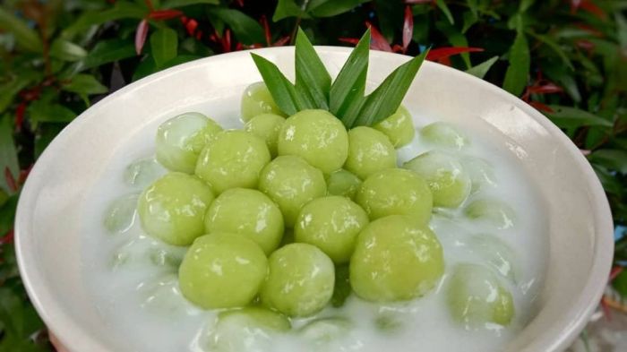 Cara bikin bubur candil dari ubi