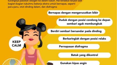 Cara mengatasi sesak nafas dan badan lemas