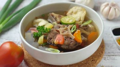 Cara memasak sop daging kerbau