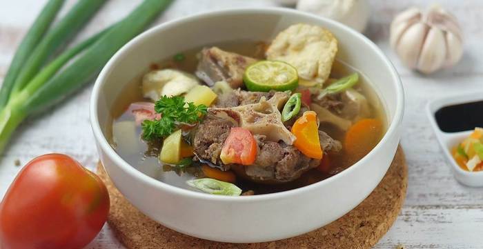 Cara memasak sop daging kerbau