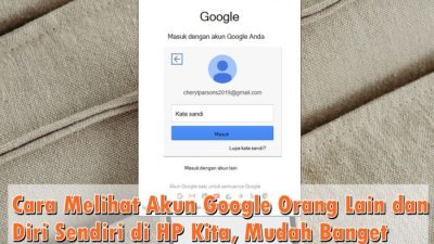 Cara melacak akun google orang