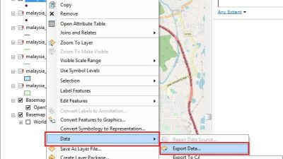 Cara memasukan shp ke arcgis