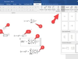 Cara Menulis Rumus Matematika di Word: Panduan Langkah Demi Langkah